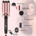 5-in-1 Curling Iron Set with Crimper & Waver | 4 Interchangeable Barrels | Instant Heating | Anti-Scald | Pink - Buy Online on GoSupps.com