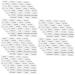 DOITOOL 30 pcs Adhesive Stickers Adhesive Labels Travel Stickers Shampoo and Conditioner Labels Makeup