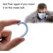 Silicone Comfort Pad for Mask Belt - 4 Pairs | Anti-Slip Ear Grips for 3 PLY and General Masks | Reusable Ear Holder Protection - Buy Online on GoSupps.com