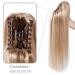 Elailite Real Hair Braid Extensions & Clip-in Ponytail | 22'' Remy Smooth Human Hair #18/613 Ashblond & Bleached Blonde - 120g - Buy Online on GoSupps.com