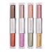 8 Colors Liquid Glitter Eyeshadow Metallic Shimmer Glitter Eyeshadow Makeup for Eyes | Double Head Design Quick Dry Waterproof Makeup Kit 8 Colors Aezon 02
