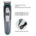 USB Rechargeable Hair Clipper Trimmer for Men - Cordless Grooming Kit with 3 Fine Tuning Gears | International Shipping - Buy Online on GoSupps.com
