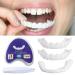 Fluktrix 2 pairs of artificial teeth to snap into the upper and lower jaw cosmetic artificial teeth immediately veneers protect your teeth and ensure a confident smile