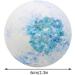 Peppermint Marine Oil Blue Bubble Bath Ball - Nourishing Skin Care with Loofah Sponge Handle - Moisturizing Coarse Ball for Clean & Refreshed Skin - Buy Online on GoSupps.com
