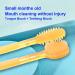 Silicone Baby Soft Toothbrush Portable Tongue Brush Toddler Mouth Training Reusable Toothbrushes Home Cleaning Kit - Buy Online on GoSupps.com