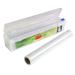 Plastic Cling Wrap Refillable Plastic Wrap Dispenser with Slider Cutter Food Wrap Stretch Clear Cling Wrap 12 in328 ft (Cutting Box + Cling Film)(S) 328 Foot (Pack of 1)