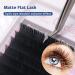 Mink Matte Ellipse Flat Eyelash Extensions 0.20mm C Curl 9mm - Rich Black Soft | Professional Salon Use - Buy Online on GoSupps.com
