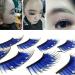 5 Pairs Blue Fluffy Faux Eyelashes with Rhinestones | 3D False Lashes for Women & Girls - International Shipping - Buy Online on GoSupps.com