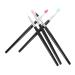 Baluue 20 Pcs Silicone Brush Stick Cream Applicator Makeup Plastic Handle