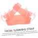 DOITOOL Silicone Beauty Lift Facial Slimming Thin Belt Double Chin Slimming Strap Facial Slimming Strap Face Maskes Shaping Pink Silica -belt Small Powder - Buy Online on GoSupps.com