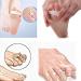 PEDIMEND Silicone Gel Hammer Toe Cushion (1 Pair) - Toe Corrector & Straightener for Curled, Claw, Mallet Toe Relief - Unisex Foot Care - Buy Online on GoSupps.com