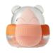 Siopob Makeup Sponge Holder | Beauty Egg Storage Case Bear Shape - Beauty Sponge Holder for Travel Cute Make Up Sponge Travel Case for Makeup Sponges Small Beauty Eggs Case Orange