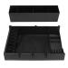 Shaving Supply Organizer Compartmentalized Anti Slip Large Capacity Storage Box for Bathroom
