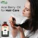 Acai Berry Oil - Pure Natural Carrier Oil for Skincare Hair Care & Massage | 118ml - Best for Healthy Skin & Hair - Buy Online on GoSupps.com