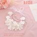 IYOU Floral Wedding Headband Ivory Pearl Headpiece Bridal Holy Communion Hair Accessories for Flower Girls - Buy Online on GoSupps.com