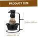 Minkissy Men's Razor Set - 4 Metal Shaving Organizers Shaving Brush & Bowl Holder Black - Perfect for Grooming & Shaving Essentials - Buy Online on GoSupps.com
