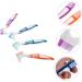 Angoily 4pcs Denture Toothbrush Set - Soft Nylon Bristles for Gentle Cleaning - Ideal for Daily Oral Care | Buy Internationally - Buy Online on GoSupps.com