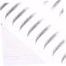 NOLITOY 2 Pairs Hair- Eyebrows Authentic Eyebrows Artificial Eyebrow Patch Eyebrow Stickers Disposable 3d 21.00X15.00X0.01CM Black - Buy Online on GoSupps.com