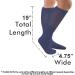Comfort Finds Diabetic SwellSox - Breathable Cotton Socks for Improved Foot Circulation - Loose Fitting and Non-Binding Design - Navy (3 Pair) - Buy Online on GoSupps.com