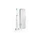 Merid electrical sound toothbrush Sonic+ Professional Ultrasound toothbrush with 2 toothbrush heads Travel etui 5 modes induction charging station white