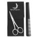 Stainless steel beard scissors with comb is for men - Small scissors is for nose ear and eyebrow hair