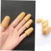 FRCOLOR 50 Pcs Anti-Static Rubber Finger Cots - Pockmarked Finger Covers for Enhanced Grip & Protection - Yellow Fingertips - Buy Online on GoSupps.com