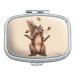 Squirrel Juggling His Nuts Crazy Funny Rectangle Pill Case Trinket Gift Box