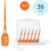 Buy Tepe Easypick Dental Stick XS/S - 36 Pieces with Pocket Case | Easy Daily Dental Care On-the-Go - Orange (Pack of 3) - Buy Online on GoSupps.com