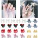 3D Miki Cat Nail Art Charms 25 pcs Cartoon Nail Charms Decorations for Nail Art Supplies 3D Flatback Resin Charms Resin Nails Slime Charms Cute DIY Nail Accessories 25 pcs miki