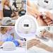 168W Led UV Nail Lamp for Quick-Drying Gel Nails | 10s 30s 60s 99s Timer | Home & Salon Use - White - Buy Online on GoSupps.com