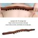 Health Acupuncture Massage Tab - Relaxing Muscle-Friendly Massage Stick for Foot Hand Back Belly Shoulder | Wooden Scraper & Roller for Optimal Relaxation - Buy Online on GoSupps.com