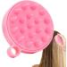 Hair Massage Device - Manual Scalp Brush with Handle | Dual-Use Hair Cleaning & Head Massage Accessory - Tayst Pink Shiny Arc for Women - Buy Online on GoSupps.com