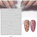 DANNEASY 3D Small Number Nail Art Stickers - Set of 8 Sheets | Self Adhesive Nail Decals for Women, Kids, Girls | Nail Decoration and Design - Buy Online on GoSupps.com