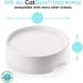 CatGuru Marshmallow Food Table - Elevated and Stylish Dining Solution for Cats - Buy Online on GoSupps.com