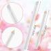 PAGOW 5-Piece White Nail Whitening Pencils Set with Cuticle Pusher - DIY French Manicure Supplies & Nail Art Decoration Tool - Buy Online on GoSupps.com