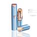 Facial Hair Removal for Women Mini Epilator Portable Anytime Suitable for Facial Bikini Peach Fluff on Beard Lips Chin USB Charging(Blue)