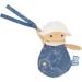 Kaloo Doux Sommeil - Plush Pacifier Bands & Sheep Holder for Babies - 15 cm Blue & White | International Shipping - Buy Online on GoSupps.com