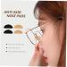 Healeeved 120 Pairs EVA Sponge Nose Pads for Glasses - Nasal Pillows & Stripes for Comfort - Black Skin Color - 3 Sets (2x0.8x1cm) - Perfect for Sunglasses & Eyewear Support - Buy Online on GoSupps.com