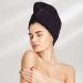Black Ghost Bat Dry Hair Cap - Super Absorbent Elastic Wrap for Long Thick Hair | Quick Dry Cap for Women & Girls - Buy Online on GoSupps.com