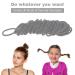 Hanyoushengvance Black Elastic Hair Ties 100 Pcs - Small Hair Ties for Girls and Women (2.5mm) - Thick and Curly Hair - 100PCS - Buy Online on GoSupps.com
