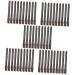 FOMIYES 50 Pcs Eye Shadow Brush Makeup Brush Ladies Suits Eyebrow Eyeshadow Brush Makeup Tools Miss Sponge 5.8X0.7X0.5CMx5pcs Blackx5pcs