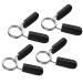 Wudqiji spring closures 4 pieces 25mm dumbbell closures Lang dumbbells clamping feather clamps dumbbell clamps dumbbell clamp clip poller dumbbell feather clip for dumbbells Exercise weight lifting 28mm