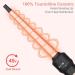 5-in-1 Beach Waver Curling Iron Wand Set for Women & Men - 3/8 to 1 1/4 Barrel Sizes - Hair Curlers & Crimper Tool with Attachments for Curly Hairstyles - Buy Online on GoSupps.com