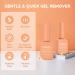 Gel Nail Polish Remover 2 Pack - Fast & Safe Manicure Removal Solution - Buy Online on GoSupps.com
