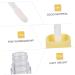  SKISUNO 10 Pieces Lip Gloss Travel Bottles Travel Bottles Lip Gloss Tubes Bulk Empty Refillable Lip Balm Pink Containers Clear Lip Glosses Lip Oil Bottles Lip Balm Tubes Plastic Yellow - Buy Online on GoSupps.com