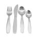 Laublust children's cutlery made of stainless steel - 4 -piece cutlery set |Baby dishes as a gift idea |Baby Esslern cutlery |Gift for children unso