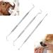 Elionless Pet Tooth Scaler Cleaning Set | 3-Piece Stainless Steel Tartar & Plaque Remover for Dogs & Cats International Shipping Available - Buy Online on GoSupps.com