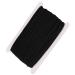 YAKRUNA 1/4 Inch Oblate Black Elastic Cord for Face Masks  50M Soft Elastic String Ropes Straps Bands for Craft Sewing string cord 05050b