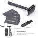 Beavorty 3 Sets Manual Razor with Safety Blades & Nose Hair Trimmer - Double-Edged Straight Razor for Men | High-Quality ABS Design - Buy Online on GoSupps.com