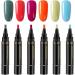  Yugugomo Women's Nail Pencils Women's Nail Polish Sets | 6-Color Quick-Drying Colored Pencils No UV Gel Nail Polish Painting Accessories Manicure Assistant - Buy Online on GoSupps.com
